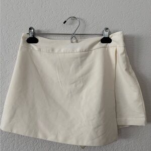 Forever 21 Cream Mini Skort